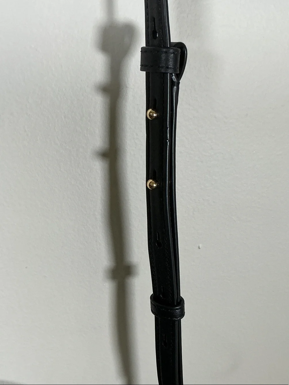Kate Spade Black Leather Top Handle Crossbody Satchel Gold Hardware
